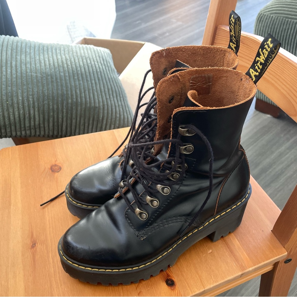 Dr. Martens Black Combat Boots
